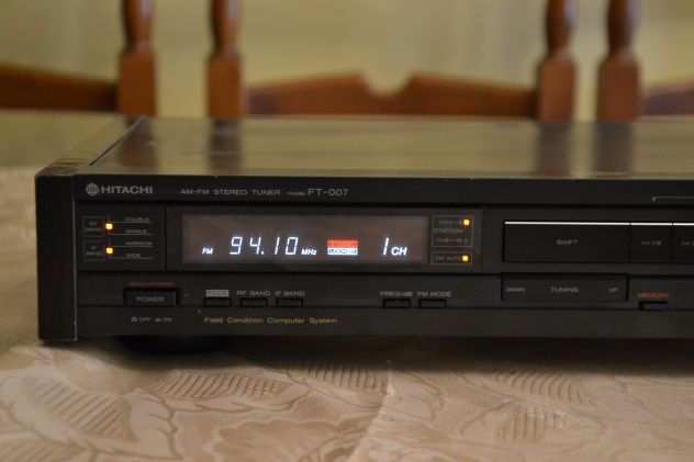 Hitachi FT-007 Sintonizzatore Tuner Radio Digitale FM - AM