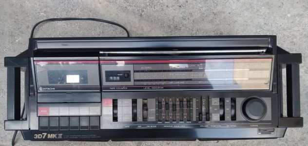 Hitachi TRK-3D7 MKII E boombox ghettoblaster 80