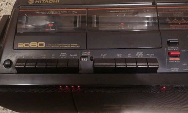 Hitachi TRK-3D80E boombox usato, per ricambi