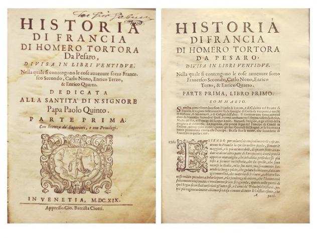 Homero Tortora - Historia di Francia - 1618