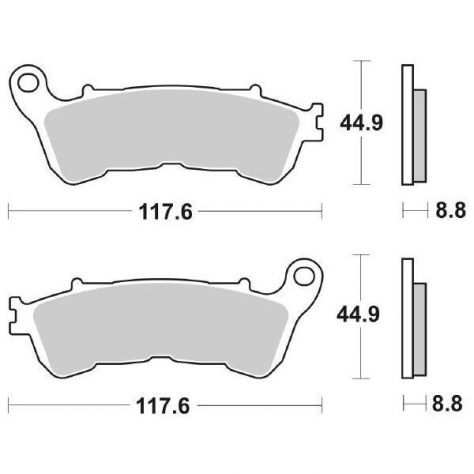 Honda Vfr 750 800 V-tec dischi Ng Ferodo pastiglie Sbs Ebc tubi freno