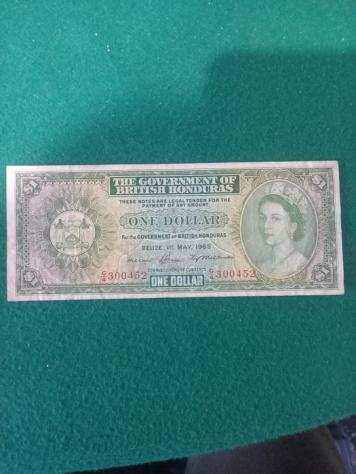 Honduras britannico. - 1 Dollar 1965 - Pick 28b