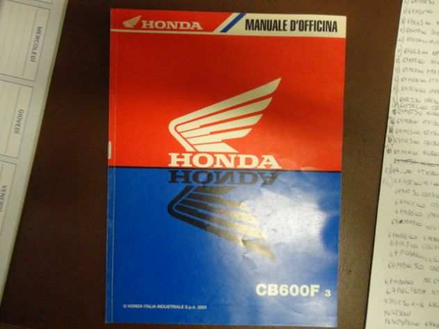 HORNET 600 2003 manuale officina x manutenzione Moto Honda