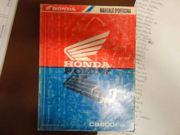 HORNET CB600F manuale officina per manutenzione moto Honda