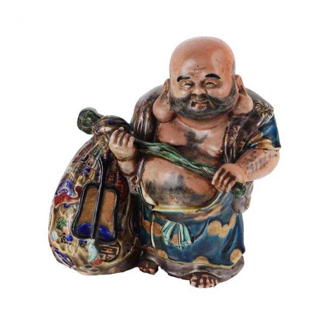 Hotei figura in porcellana kutaninbsp nbspgiappone epoca meiji 1868 1912