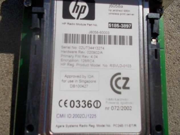 HP JetDirect 680n Print server wi-fi 802.11b