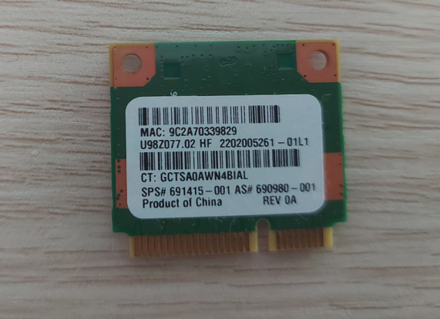 HP RALINK RT5390 802.11bgn