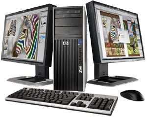 HP Z400 Workstation, Intel Xeon W3520, NVIDIA Quadro NVS 450, RAM 24GB, SSD 256G