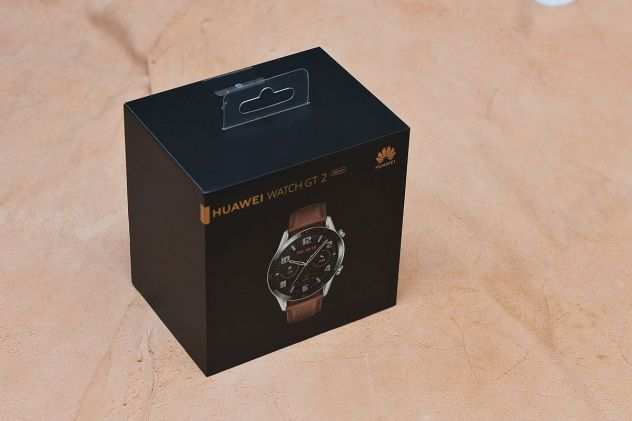 HUAWEI Smartwatch Watch GT 2(46mm), Marrone (Pebble Brown) Nuovo