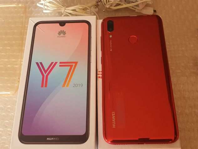 Huawei Y7 2019 Dual Sim 32GB3GB colore Red