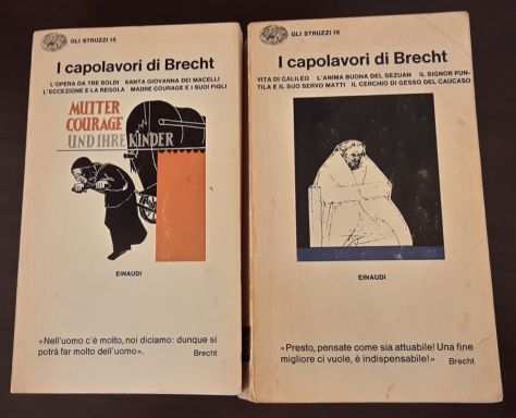 I capolavori di Brecht, I capolavori di Brecht, Einaudi GLI STRUZZI N. 15 e 16.