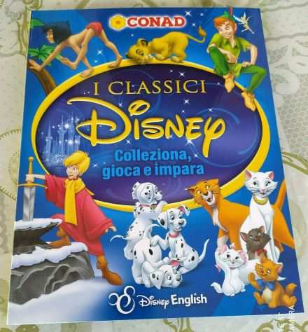 I CLASSICI DISNEY, COLLEZIONA, GIOCA E IMPARA ALBUM FIGURINE COMPLETO, 2013.