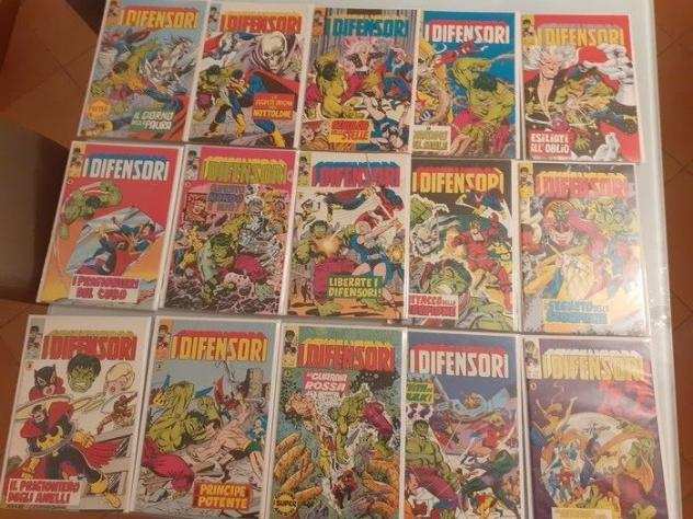 I Difensori nn. 115 - collana completa con poster ed adesivi editoriale Corno - 15 fumetti - Prima edizione - 19791980