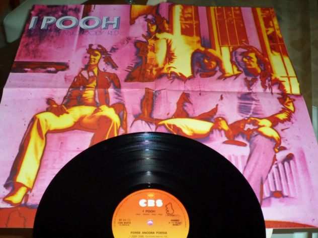 I POOH - Forse Ancora Poesia - LP  33 giri 1976  Poster Gatefold CBS