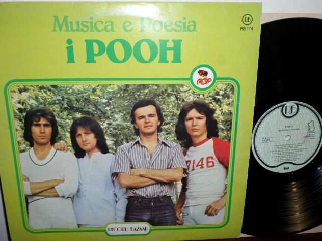 I POOH - Musica E Poesia - LP  33 giri 1978 Record Bazaar Italy
