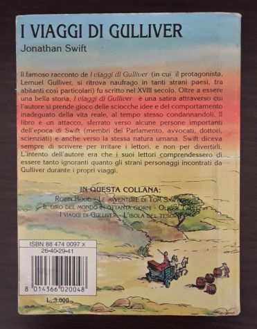 I VIAGGI DI GULLIVER, Jonathan Swift, I CLASSICI ILLUSTRATI, EDIBIMBI 1997,