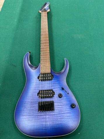 Ibanez - RGA42fm Blf Blue Lagoon Burst Flat - - Chitarra elettrica