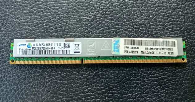 IBM 8GB PC3L-8500R DDR3 Rdimm 78P0502 M392B1K73CM0-YF8