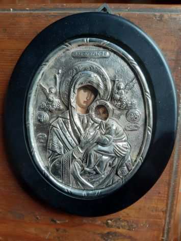 Icona greca in argento
