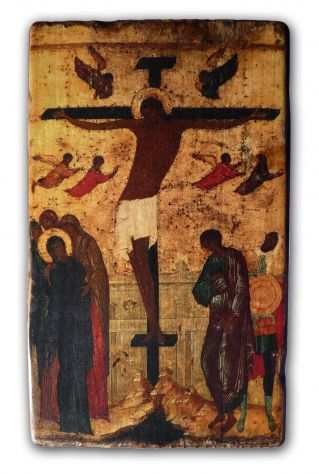 ICONA  La Crocifissione di Maestro Dionisij, 1500. Mosca