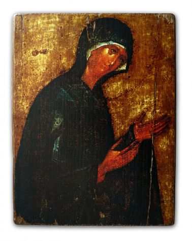 ICONA  Madre di Dio della Deesis, Teofane il Greco, 1405