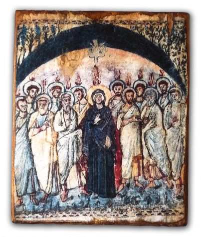 ICONA  Pentecoste, Evangeliario siriaco della regina Rabula 586.
