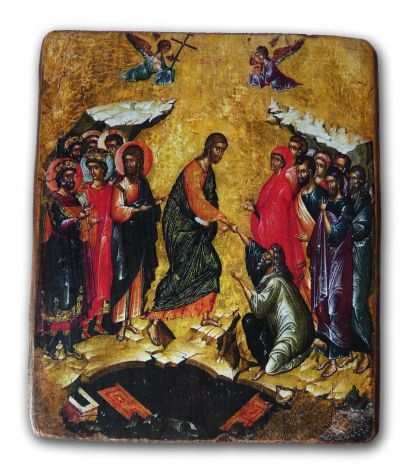 ICONA  Resurrezione di Cristo, Bisanzio Sinai, XV sec.