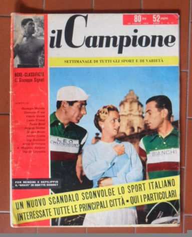 IL CAMPIONE SETTIMANALE DI TUTTI GLI SPORT E VARIETA - Ndeg 31 DEL 30-7-1956-