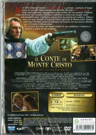Il conte di Montecristo 2 DVD Geacuterard Depardieu ProduzioneEagle Pictures,1998