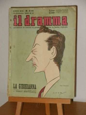 Il dramma, ANNO XIX - N. 396, LA GIBIGIANNA, 1943.