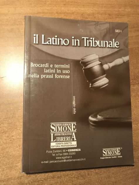 Il latino in tribunale