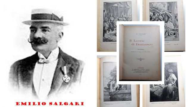 Il Leone di Damasco, EMILIO SALGARI, R. BEMPORAD amp FIGLIO ndash EDITORI 1911.