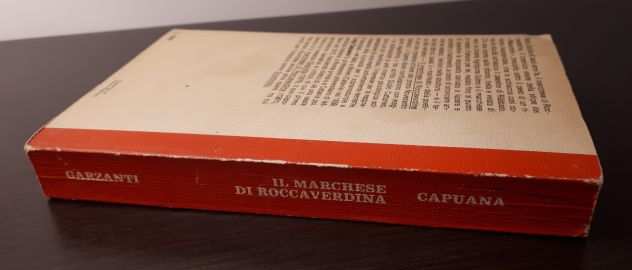IL MARCHESE DI ROCCAVERDINA, Luigi Capuana, A. Garzanti 1972.