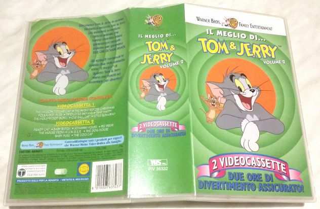 Il meglio di Tom amp Jerry volume 2 VHS Warner Bros PIV 36332 1997 Come nuovo