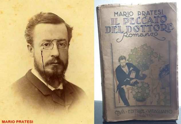 IL PECCATO DEL DOTTORE, MARIO PRATESI, CASA EDITRICE VITAGLIANO 1920.