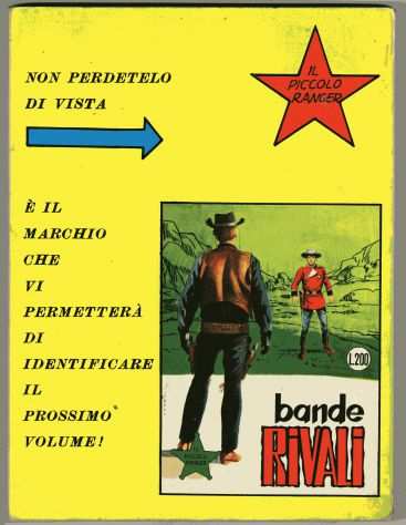 IL PICCOLO RANGER 70 COLLANA COWBOY ndash AVVENTURA IN MESSICO BONELLI