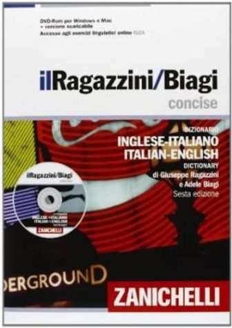 Il RagazziniBiagi Concise.Dizionario inglese-italiano Ed.Zanichelli, 2013 nuovo