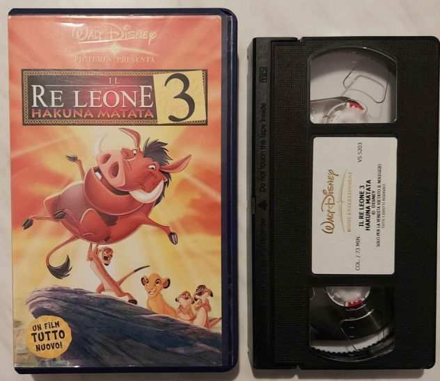 Il Re leone 3 Hakuna Matata (VHS marzo 2004 Nuova Versione Italiana) Walt Disney