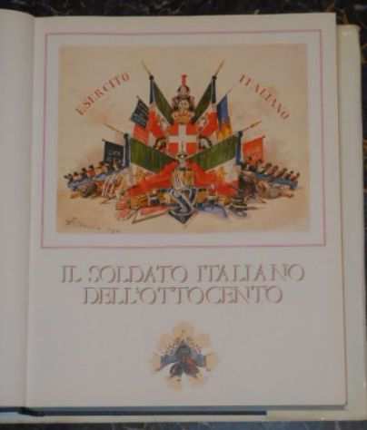 Il soldato italiano dell ottocento, ill. Quinto Cenni, 1986.