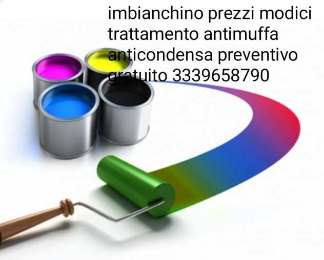 Imbianchino italiano prezzi modici 3339658790