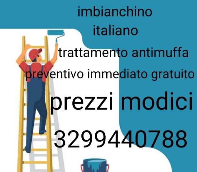 Imbianchino prezzi modici 3299440788 trattamento antimuffa anticondensa.