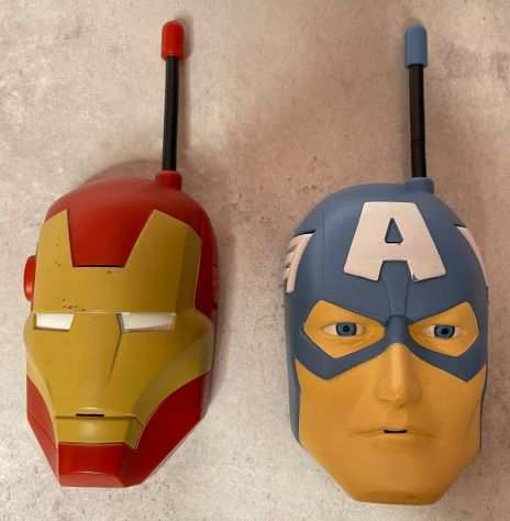 IMC Toys 390089, Walkie Talkie Iron Man e Captain America.