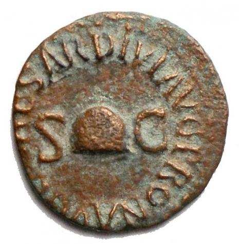 Impero romano. Caligola (37-41 d.C.). Bronzo Quadrans
