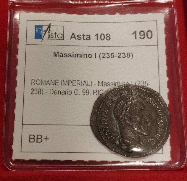 Impero romano. Massimino il Trace (235-238 d.C.). Argento Denarius, 235-238 Ric 16