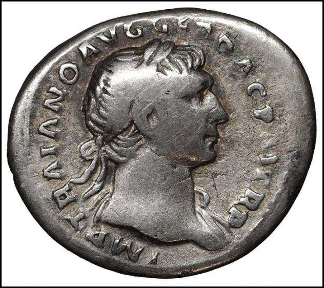 Impero romano. TRAJAN. Argento Denarius, 98-117