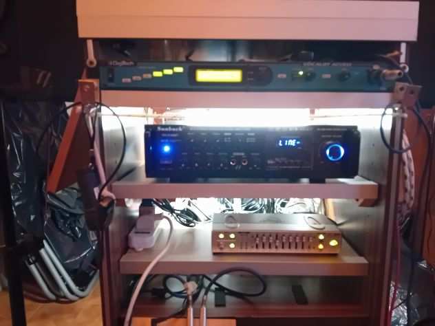 Impianto audio con Mixer 12 canali