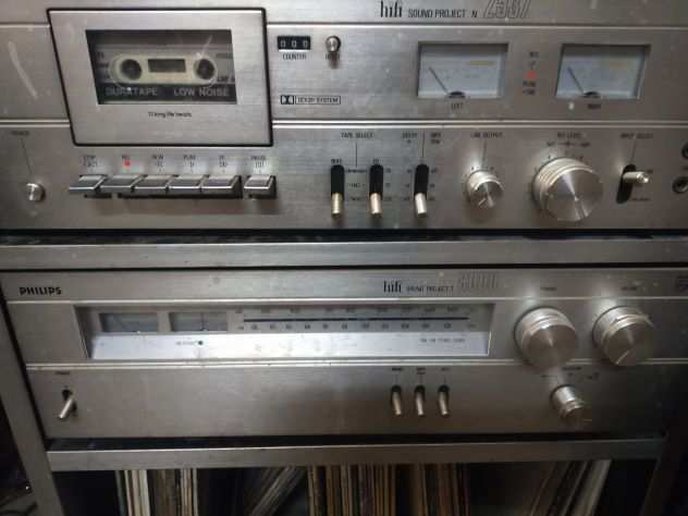 Impianto hi-fi vintage 1980. Tutto perfettamente funzionante.