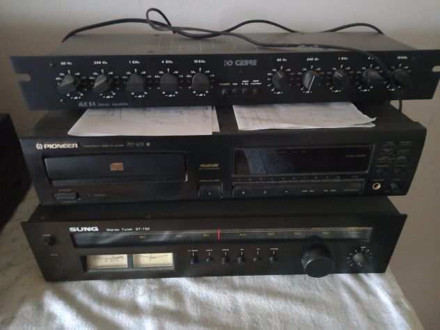 impianto stereo HI FI anni80 vintage