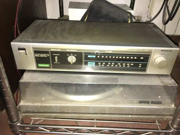 Impianto stereo Sanyo vintage anni 80