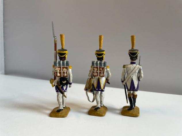 Imrie Risley Miniatures - Statuetta 3 Figurini, Dipinti A Mano. Periodo Napoleonico. - 2000-presente